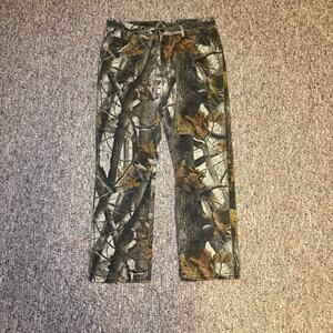 Wrangler Fleece Lined Camo Jeans RealTree Pro Gear Series Men’s Pants 36 X 31